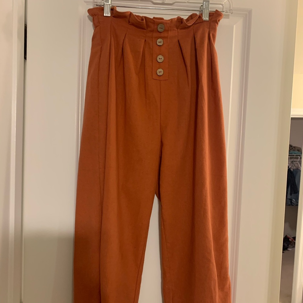Roolee burnt orange capris